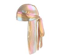 Hat Durag Headwear Men/Women Gift Tail Rag Silk Bandana Headwrap Polyester Baseball Caps Men's Hat Caps, F, One Size