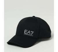 Men's EA7 Emporio Armani Core ID Baseball Cap Black/Silver - Size: ONE size