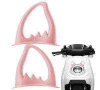 Hat Ears for Motorcycle,1 Pair Hard Hat Sticker Cat Ears - Adhesive Kitten Ear Accessory, Ski Hat Horns, Headgear Attachments for Motorcycle Hats