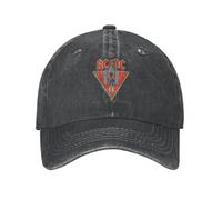 Hat Fashion Hip Hop AC-DC Flick of The Switch Unisex Style Baseball Cap Distressed Cotton Hat Vintage Outdoor Summer Snapback Cap Birthday Gift