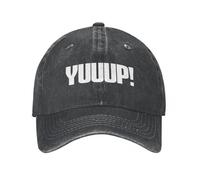 Hat Fashion Hip Hop Baseball Caps Yuuup! Outfits Unisex Style Vintage Distressed Washed Funny Logo Sun Cap Birthday Gift