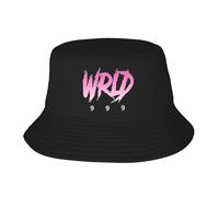 Hat Fashion Hip Hop Men Women Pink Juice Wrld 999 Logo Sun Hats Outfit Summer Beach Vacation Getaway Headwear Rock Bucket Hat Fishing Hat for Hiking Birthday Gift