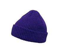 Flexfit Rib Beanie Strickmütze, Purple, One Size