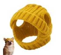 Hat for pets - knitted soft hat with ear holes, Christmas costume for cats and dogs, for winter, birthday, Halloween, New Year, costume, event