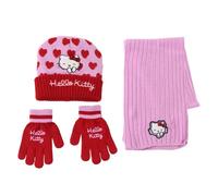Hat, Gloves and Scarf Set Child Cerda Hello Kitty Rouge 20x2x52 cm