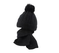 Hat Gloves and Scarf Set Kids Boys for 2-3 Year Olds Girls Toddler Scarf 1 2 Years Hat and Scarf Set Women Toddler Scarf 3 4 Years Boy Hat Scarf Glove Set Childrens Winter Hats Girls Black
