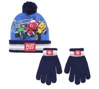 (Hat & Gloves - Ricky Zoom) Kids Warm Beanie Hat Gloves Set Ricky Zoom and Power Player Winter Xmas Gift Set