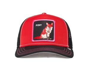 Hat Goorin Bros. Foxy Hat With Visor Polyester Black/Red