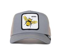 Goorin Bros. The Farm Original Seasonal Snapback Trucker Hat for Men and Women, Slate/The Queen Bee, One Size