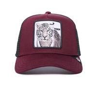 Hat Goorin Bros. White Tiger Hat With Visor Man Synthetic Red Wine
