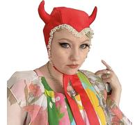 Hat Halloween Hat Skull Cap Headgear For Outdoors Horn Long Ears Multicolored Large Horn Ears Halloween New Year Party