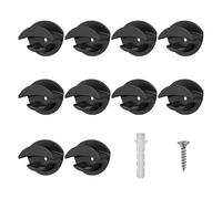 Hat Hooks - 10 Pieces Baseball Cap Hook | Household Hat Hanger | No Drilling Plugs Holding A Rack | No Punching Adhesives For Shower Bathroom