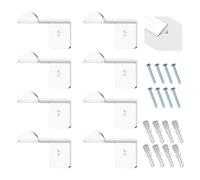 Hat Hooks Wall Adhesive - 8 Pack Double Sided Acrylic Baseball Cap Rack, Clear Multi Purpose Cowboy Hanger Organizer | Sturdy No Drill Space Saving Display for Women Bohemian Home Decor Entryway