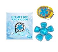 Hat Ice Pack | Gel Cooling Pad for Helmet | Reusable Flexible Cold Compress Pad, Soothing Comfort Cooling Gel Ice Pack for Sports Hat Outdoor Riding Helmet Cycling Baseball Cap Summer Relief Headgear