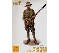 HAT Industrie 1/72 ANZAC Heavy Weapons # 8190 - Plastic Model Figures