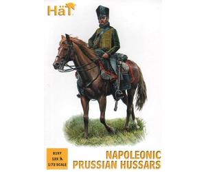 HAT Industrie 1/72 Prussian Hussars Napoleonic x 12 mounted figures # 8197