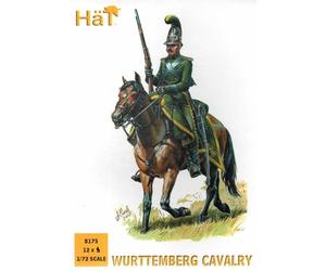 HAT Industrie 1/72 Wurttemberg Cavalry Napoleonic x 12 mounted figures # 8175