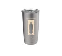Hat Man Shadow Sleep Paralysis Shadow Figure Horror Stainless Steel Insulated Tumbler