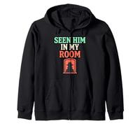Hat Man Shadow Sleep Paralysis Shadow Figure Horror Zip Hoodie