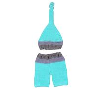 Hat Pants for Newborn Photography Overalls Knitted Shorts Knit Outfits for Baby Boys Girls with Long Tail