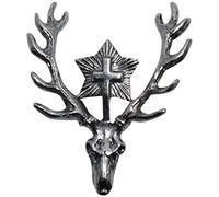 Hat pin Hubertus deer hat pin hunting badge hunting hiking badge hunter brooch pin deer hat jewellery for the costume hat for hunting deer head costume badge.