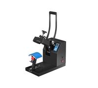 Hat Press Hat Press Heat Machine for Caps with LCD Control, Black Hat Heat Press with 8x14cm Curved Heating Plate & Caps Stretcher for Vinyl, Sublimation, Heat Transfer