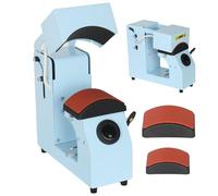 Hat Press Machine 2 Interchangeable Platens Baseball Hats Cap Heat Machine Sublimation Printing Automatic Opening Digital DIY Hat Printer