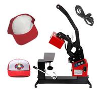 Hat Press Machine Heat Press Machine Curved Cap Press Machine Hat heat Transfer Machine Hot Stamping Area 9.9 * 14cm Baseball Cap Press with Digital LCD Timer and Temperature Control