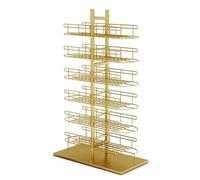 Hat Rack Display Stand, 6/8/10 Tier Freestanding Storage Shelves for Baseball Caps, Handbags, Shoes & Helmets, Countertop Organizer 60x30x132