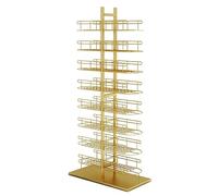 Hat Rack Display Stand, 6/8/10 Tier Freestanding Storage Shelves for Baseball Caps, Handbags, Shoes & Helmets, Countertop Organizer 60x30x132
