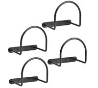 Hat Rack - Wall Hat Holder | Rustic Metal Hanger, 4 Piece Mounted Semicircular Hooks, Hated Storage Shelves | Organizer For Display