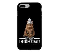 Hat Ready Theories Steady Tin Foil Conspiracy Theory Cat Case for iPhone 7 Plus/8 Plus