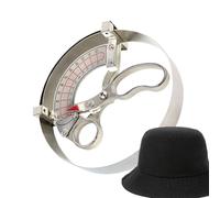 Hat Ruler - Adjustable Head Measuring Tool, Precise Headwear Gauge with Flexible Design | Lightweight Inner Circumference for Sewing, Quilting, Knitting, Dressmaking, Craft Projects, DIY