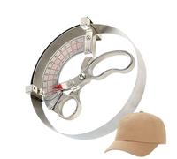 Hat Ruler - Hat Measuring Tool, Headgear Sewing Measurer, Cap Size Measurer, Adjustable Headpiece Ruler | Lightweight Cap Interior Circumference Gauge for Sewing, Knitting, Crafting
