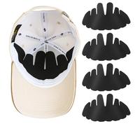 Hat Shaper Insert - Hat Shapers for Caps - Hat Form Shaper with Unique Cave Design - Inner Layer with EVA Fabric, Outer Layer with Polyester - Easy-to-Use Hat Reshaper for Baseball Cap, Sun Hat Black,