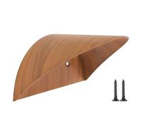 Hat Shelf for the Wall, with Wooden Hooks for Caps and Hats, Wall Mounting Bracket and System for Hats, for Wardrobe, Entrance, Bedroom, Garage Door, Door Passage Flu