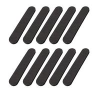 Hat Size Rules Inserts - 10 Pack Adhesive Foam Pads for Cap Resizing | Comfortable Sweat Resistant Liners for Baseball Caps, Catch Hats, Black, riferimento alla descrizione
