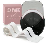 Hat Stain Protector Tape for Women (100+ Uses Total, Strong Adhesion, White), Save Your Hats from Makeup, Sweat and Sunscreen Stains, American Brand and American Design