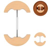 Hat Stretcher,Wood Cowboy Hat Stretcher Stretched Adjustable Baseball Hats Extender Solid Wood Hats Shaper and Enlarger Tool for Easing Out Those Uncomfortable Tight Fitting,Length 6.42" to 9.45"
