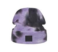 Urban Classics Tie Dye Beanie Beanie grey purple Onesize