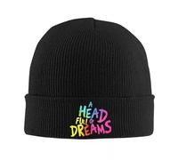 Hat Warm Unisex Head Full of Dreams Knitted Hat for Women Men Skullies Beanies Winter Hat Cold.Plays World Tour 2024 Warm Melon Cap