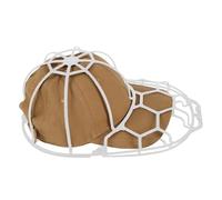 Hat Washer Baseball Cap Cleaner - Durable Hat Washing Cage Frame, Shape Protector for Baseball Caps | Cap Washer Holder for Flat or Curved Brim Hats, Washing Machine Safe Shaper, Care Tool White