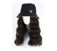 Hat Wig Long Curly Wig, Exquisite Fashionable Wig Cap, Women's Wig Cap, Suitable For Music Festivals, Theme Parties, Weddings, Concerts, Dates Wig Cap(03)