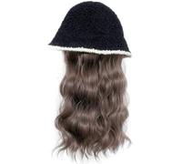 Hat Wig Wig Caps For Women, Wig Caps For Long Curly Hair, Exquisite Fashion Wig Caps, Natural Look Synthetic Heat Resistant Fiber Wigs For Daily Party And Cosplay Cosplay Wig Cap(01)