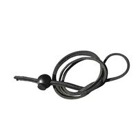 Hat Wind Strap, Chin strap for Tarp Hat,Adjustable chin cord for hat (Black supple leather 3mm square)