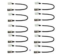 Hat Windy Clips for Boating,Hat Rides Cap Retainer for Fishing,Hat Keeper and Eyewear Holder,Pack of 10 pcs Black, Black, 30cm