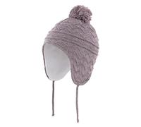 Hat with Ear Flaps Boys Girls Winter Cap Fleece Lined Knitted Kids Hat with Earflap Hats With Pom-Pom(01,M 1T-3T)