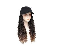 Hat with Hair Synthetic Braid Wig Curly Braiding Hair With Hat Braided Baseball Cap Wigs For Woman