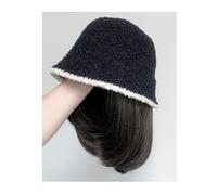 Hat with Hair Women's Wig Cap Plush Hat, Medium And Short Straight Hair, Natural And Realistic, Suitable For Daily Party Use