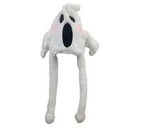 Hat with Moving Ears Plush Glow Ghost Costume